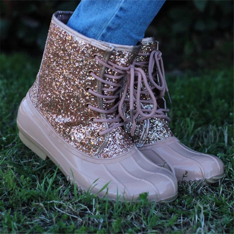 glitter duck boots wholesale