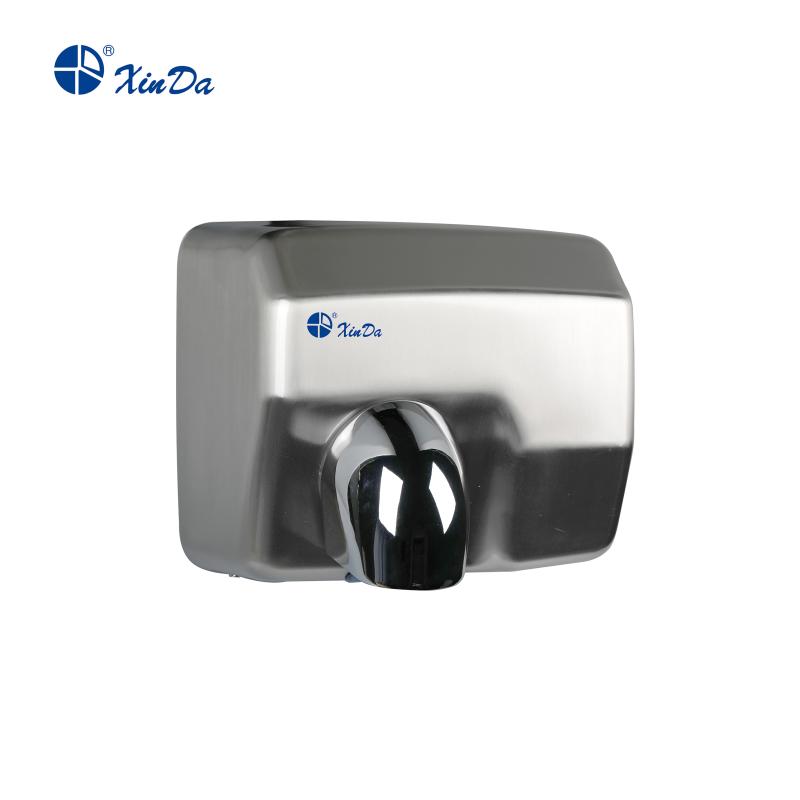 

The Xinda GSQ 250 Hand Dryer Classic Style Brushed Stainless Steel Automatic Infrared Induction Sensor Wall Mounted