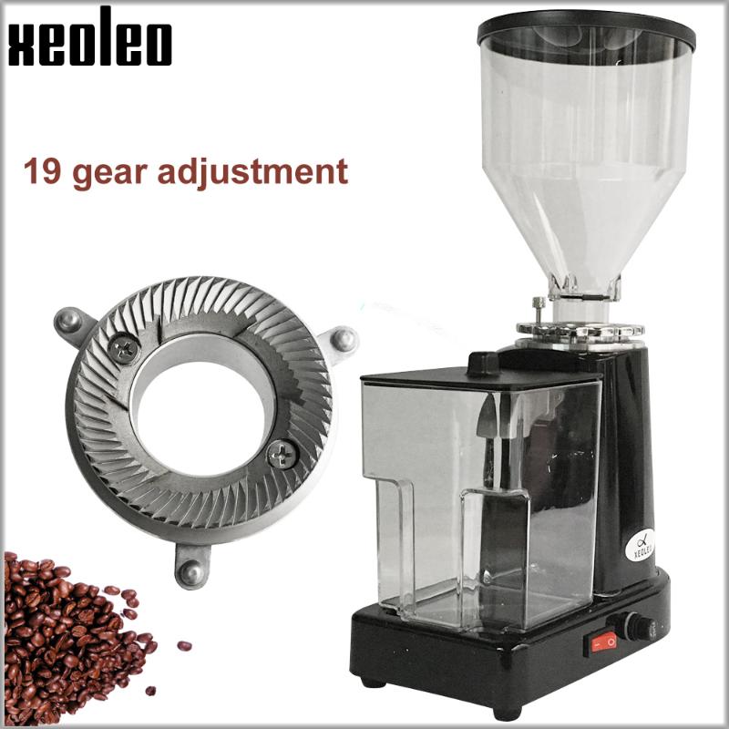 

XEOLEO Electric Coffee grinder Turkish coffee grinder Milling machine Flat Burr Espresso maker Miller Black/Red