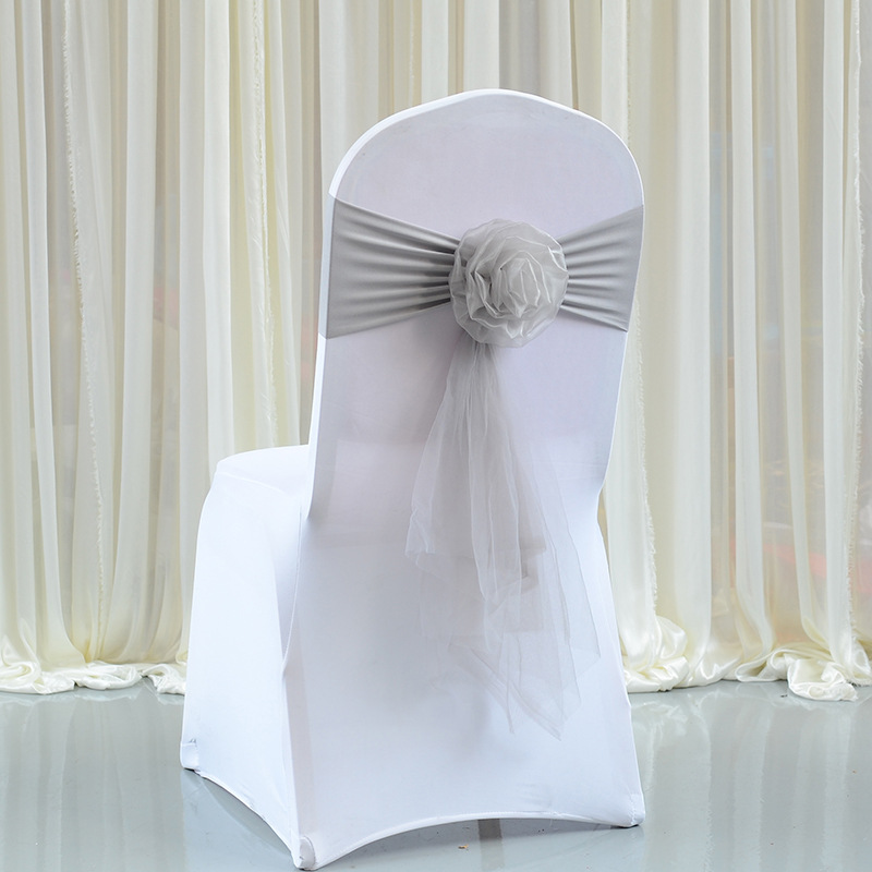 

Free Shipping 30pcs/set Silver Red Wine Pink Chair Sashes Event Banquet Party Wedding Chairs Knot Cover Decoration Chair Bows