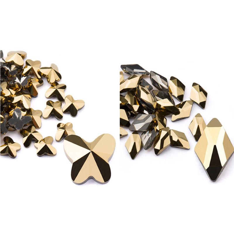 

Diy Nail Art Decoration Crystals Shaped Diamond Drill Rhinestones Nail Beads Accessories