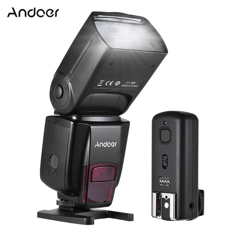 

Andoer AD560 IV 2.4G Wireless Universal On-camera Slave Speedlite Flash Light GN50 w/ Trigger for DSLR Cameras