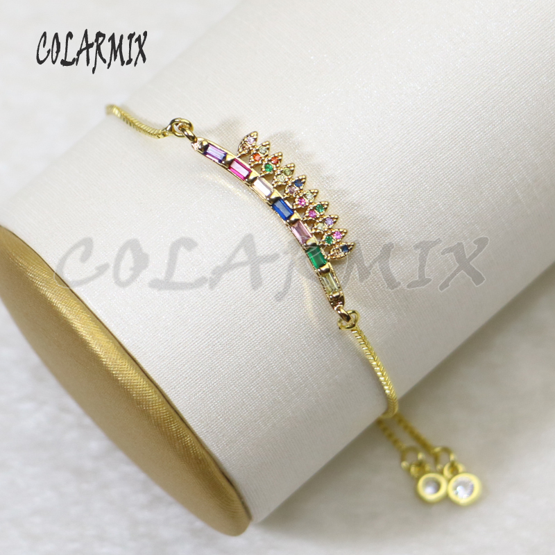 

10pcs crystal Sawtooth bracelets crystal bracelets accessories Sawtooth charm for women fashion jewelry connector 5744