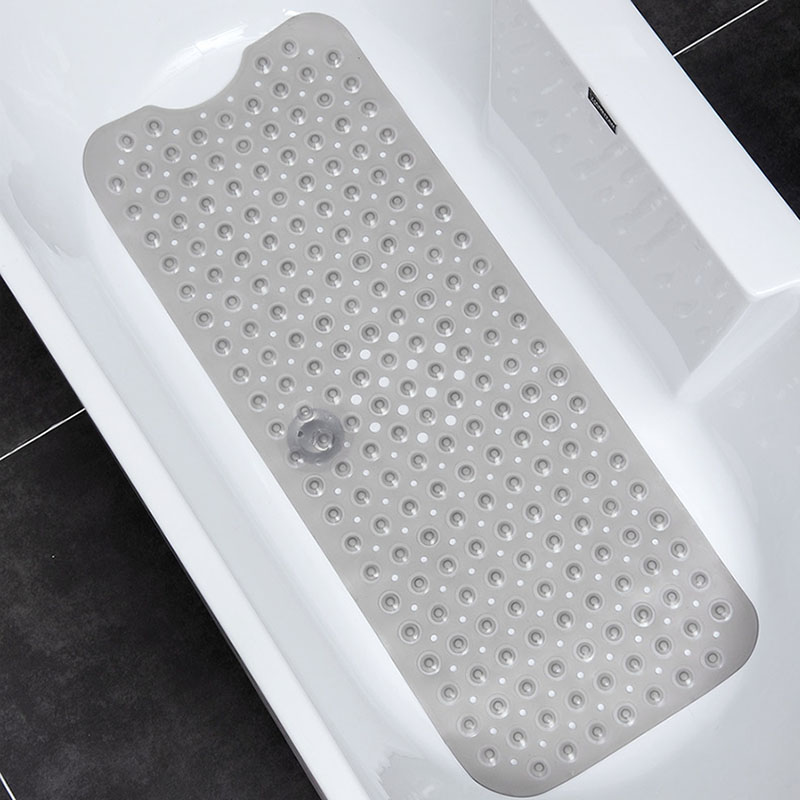

Bath Mat 100 x 40cm with Cupping Massage Bath Mat white anti-slip Material Extra-long shower Washable bathroom Rug