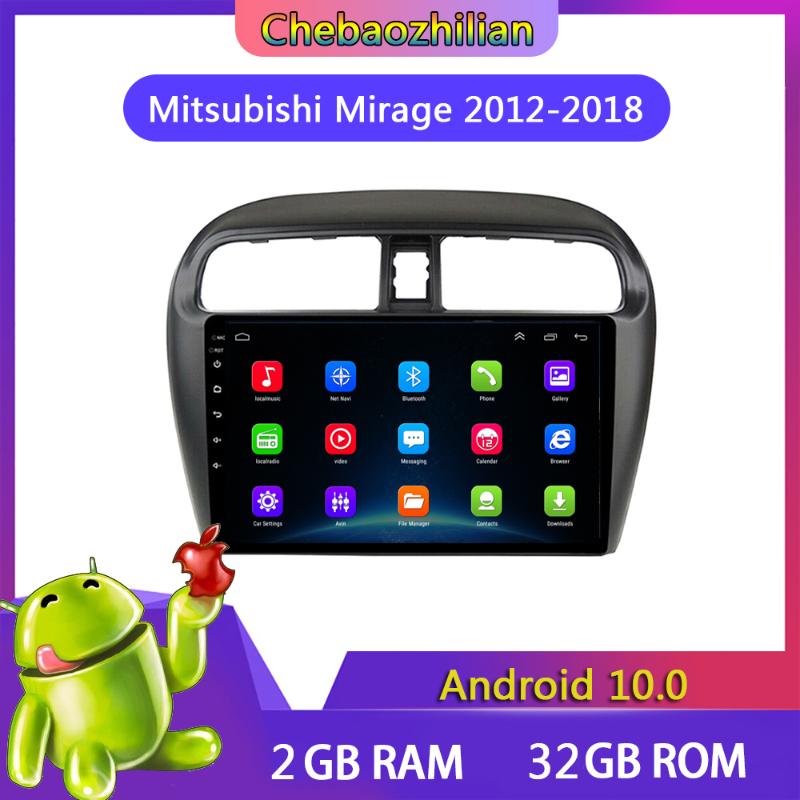 

Android 10 Car GPS Navigation Viedo Multimedia Player For Mitsubishi Mirage 2012-2020 Headunit Stereo Radio Map BT SWC