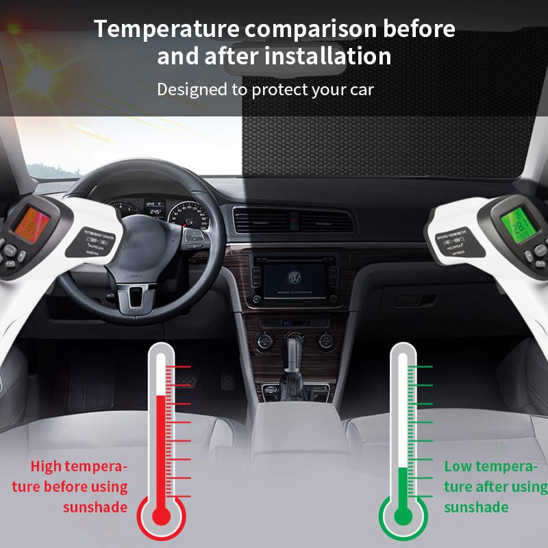 

New Car Suns Visor Foldable Aluminum Foil Material Silver Aluminum Foil Car Windshield Suns Protector