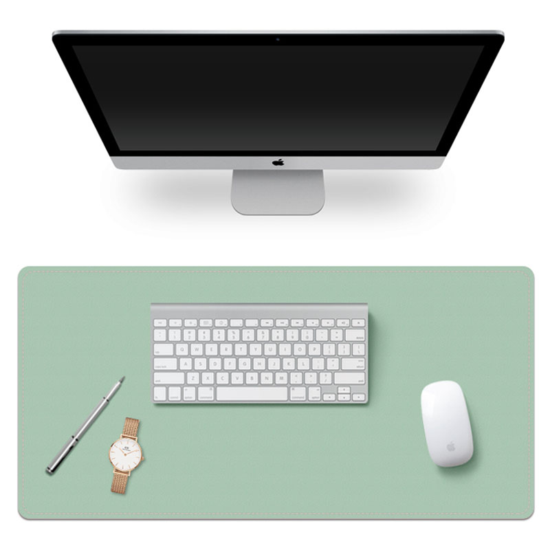 

Large Leather Mouse Pad Multipurpose Gaming Waterproof Mousepad Non-slip Rubber Desk Mat Double-Sided Usable Computer Desk Mat