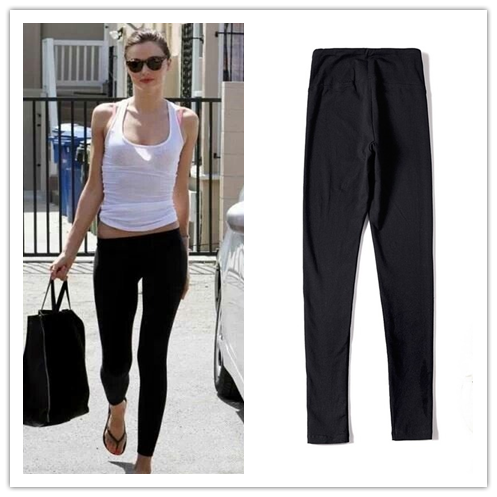 

women yoga gym basic leggings black good quality comfortable fabric