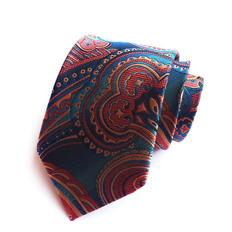 

Bow Ties Men's Business Casual Tie Trendy Big Waist Flower Paisley Polyester Jacquard Party Wedding Suit Accessories