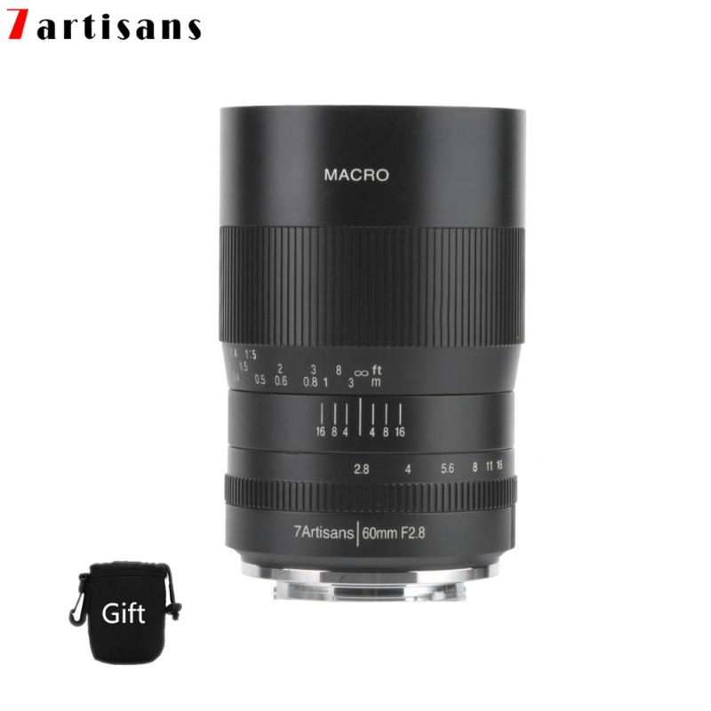 

7artisans 60mm f2.8 magnification macro lens is suitable for the Canon EOSM EOSR E Fuji M43 nikon z Mount