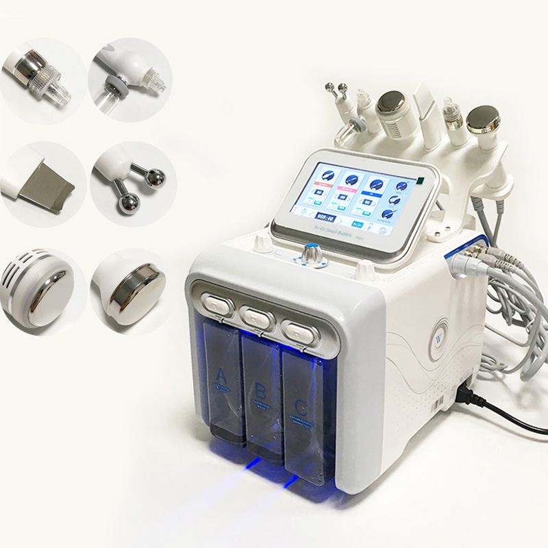 

6 in 1 Hydra Facial Machine RF Skin Care Rejuvenation Microdermabrasion Hydrofacial Dermabrasion Wrinkle Removal Hydrafacial Equipment