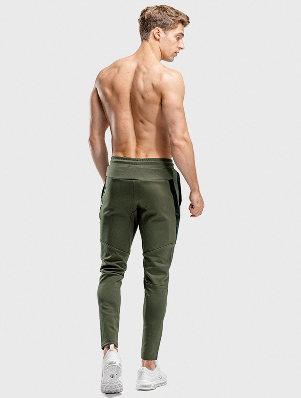 mens skinny jogger sweatpants