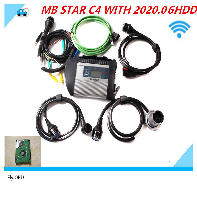 

Top quality MB STAR C4 WITH Latest Version Software HDD full-chip PCB 100% NEW NEC relays for All models Function mb star c4