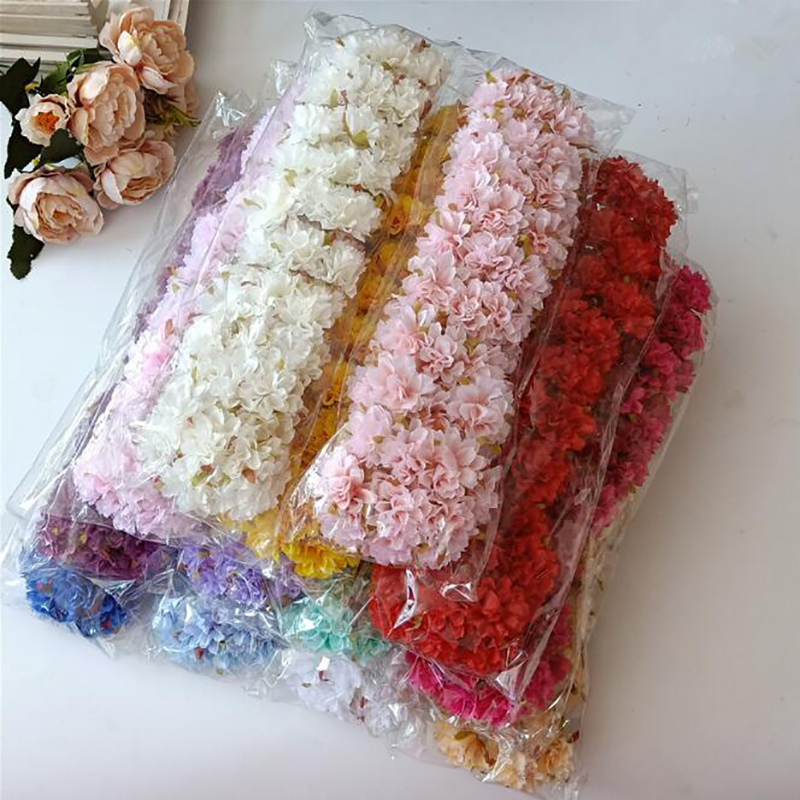 

Artificial Flower Mini Carnation Simulation Bouquet Wedding Handmade DIY Garland Material Decoration Accessories, Red