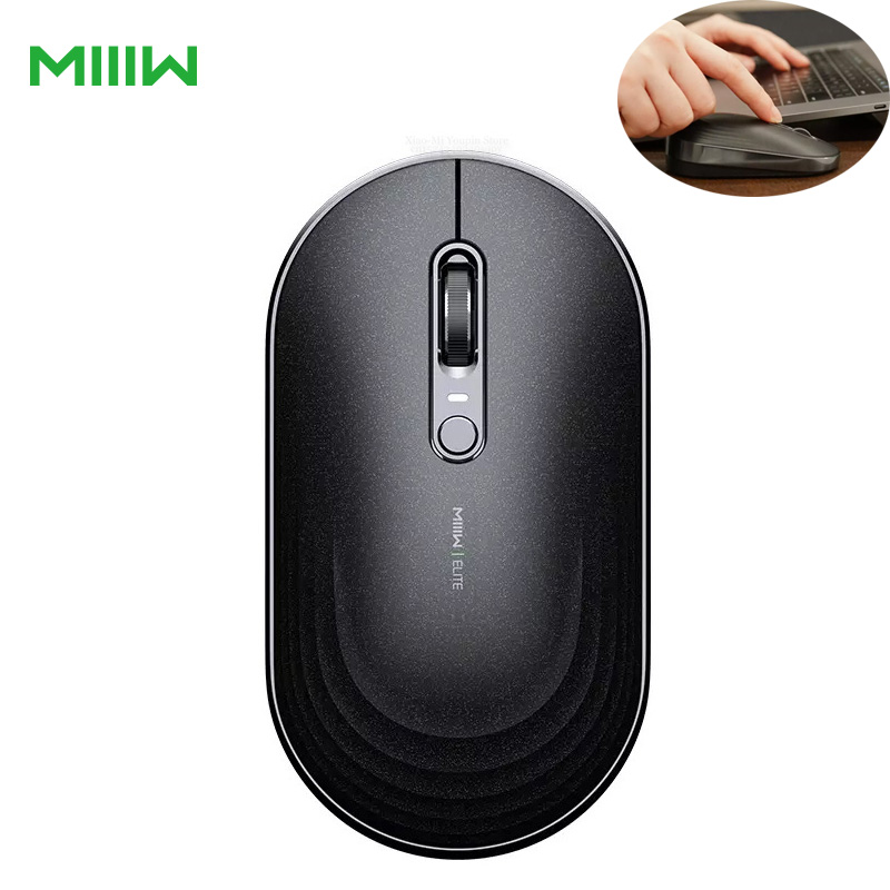 

MiiiW Lifting Deformation Mouse RF 2.4GHz & BLT 4.2 Dual Mode Connection Height Adjustable Mouse Silent