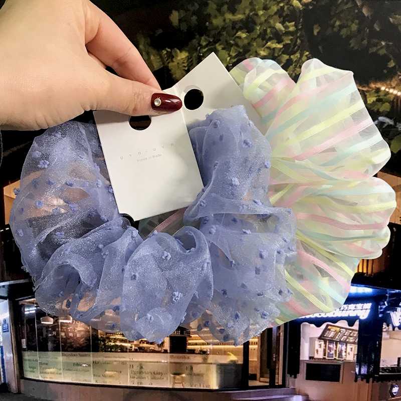 

2020 New Fashion Women Girls Headwear Hair Accessories Hair Ring Trendy Elastic Bands Rubber Band Head Rope Wholesale