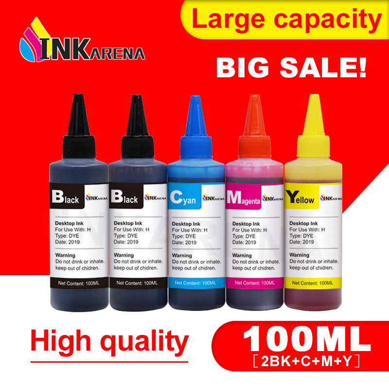 

500ml Refill Dye ink Water Based ink kit for Canon Refillable cartridge Ciss Tank for Brother Printer