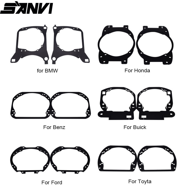 

Car Styling adaptor Car Headlight Retrofit DIY Bracket Holder For Hella 3r Projector Lens Replacement