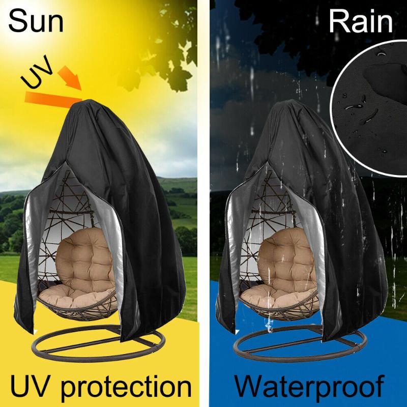 

Outdoor Camping Swing Chair Eggshell Dust Cover Middle Open Zipper Dust Cover With Zipper