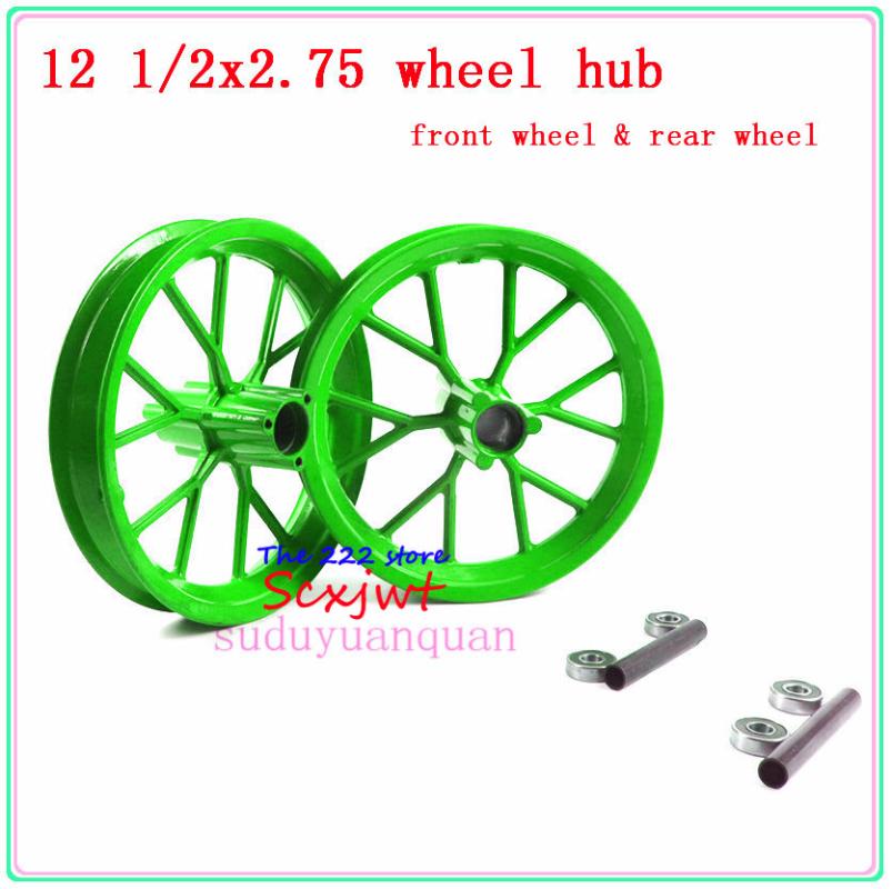 

Green 12 1/2 x 2.75 Front and Rear wheel hub use 12 1/2X2.75 tire tyre for Razor Dirt Bike Rocket MX350 MX400 Mini Dirt bike