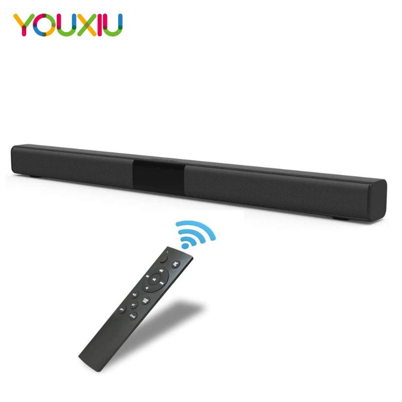 

50W TV Soundbar Wireless Bluetooth 5.0 Speaker Home Theater Stereo Wired Sound bar Built-in Column Subwoofer with Remote Control