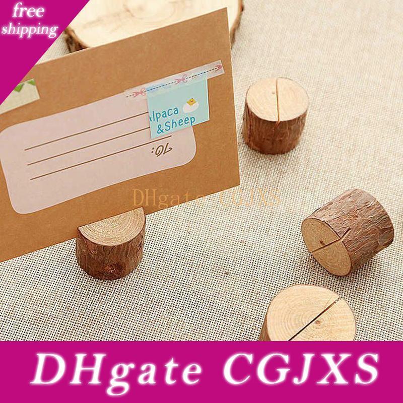 rustic wedding place card holders