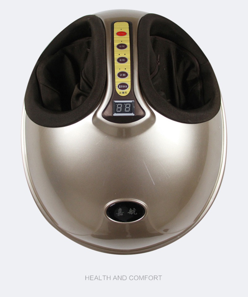 Hot! Electric Health Care Antistress Muscle release Therapy Rollers Shiatsu Heat Foot Massager Machine device-image-587921015