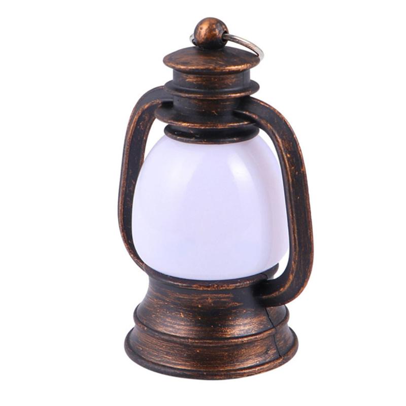 

Retro Portable Kerosene Lamp LED Retro Horse Lantern Mini Portable Pony Lantern Outdoor Camping Emergency Tent Light Black