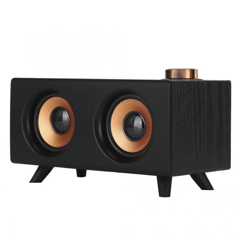 

FT-3008 Retro Wooden Mini Bluetooth Speaker Wireless HIFI Stereo Player for Computer New