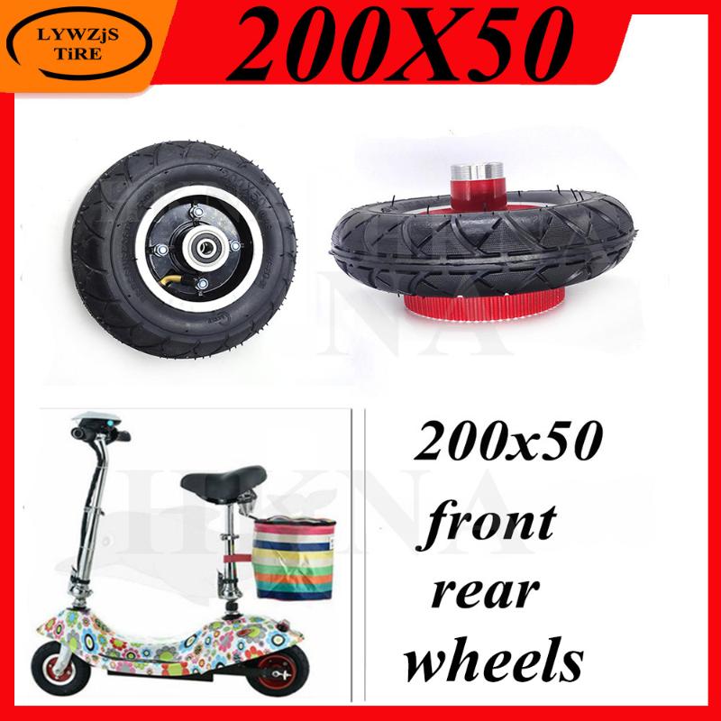 

Mini Electric Scooter 200x50 Front and Rear Wheels 8 inch 8x2 Pneumatic Tire Front Wheel and Belt Rear Wheel Accessories