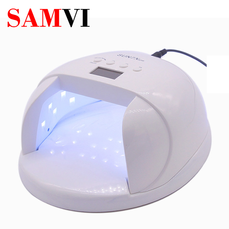 

SAMVI SUN7X 60W UVLed Nail Lamps 30 UV Leds Nail Dryers For All Gels Lamps Powerful Drying Timer Can Be Setting By Yourself, Sun7xwhite