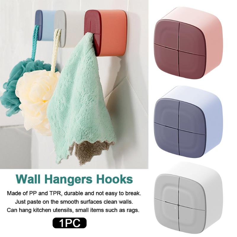 

Door Self Adhesive Bathroom Multifunction Kitchen Hotel Heavy Duty Easy Install Wall Hangers Hooks Bedroom Home For Hanging Rags