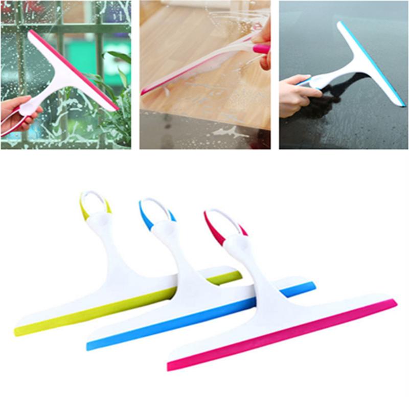

Practical Soft Glass Scraper Wiper Mirror Window Brush Cleaner Car Windshield Washing Kitchen Bathroom Home Multipurpose Tools