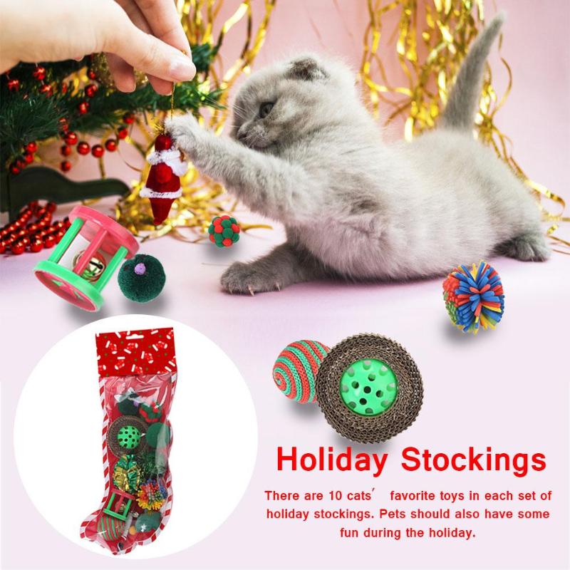 

2020 New 10PCS Christmas Stocking Gift Bag for Christmas Tree Fireplace