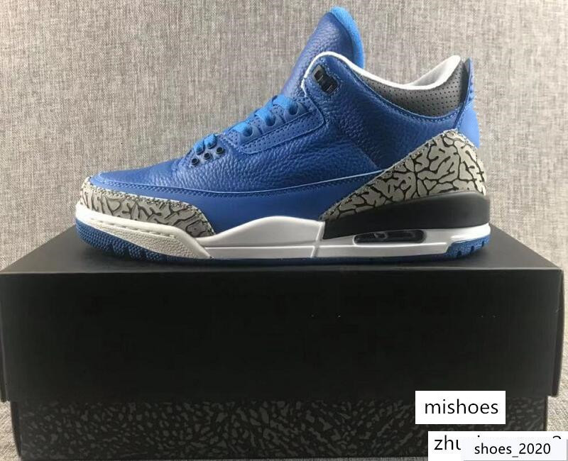 

Free Shipping Buy III Collaboration Khaled Designer Basketball Shoes Another One 3s Fashion Blue We The Best Sneakers Top Quality, Blue black