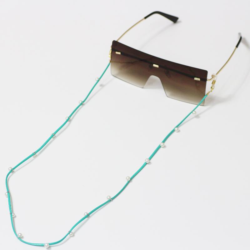 

Luxury Leather Fashion Pearl Beads Glasses Chain sunglasses chain holder lanyard