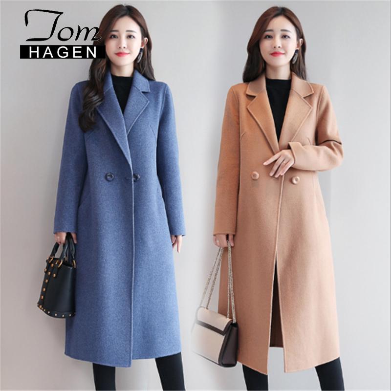 

Winter Coat and Jacket Women 2020 Elegant Cashmere Coat Plus Size Fashion Wool Jacket Korean Warm Long Camel Cape Female, Red