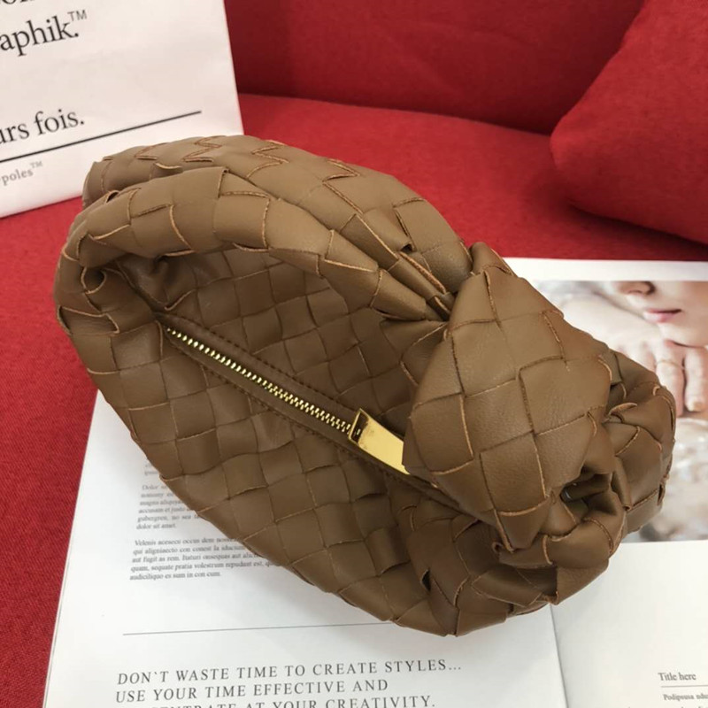 

Women Knotted Bags Soft Large Shipping Capacity Hand Woven New Leather With Tote Free Dpqlg, Red;black