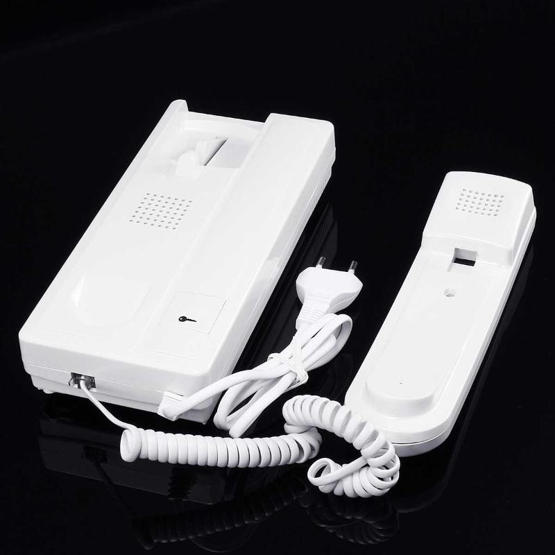 

Audio Intercom Doorbell Phone Entry System Kit for Flats Houses Apartment Access Control Lock Household Security Supplies 12V