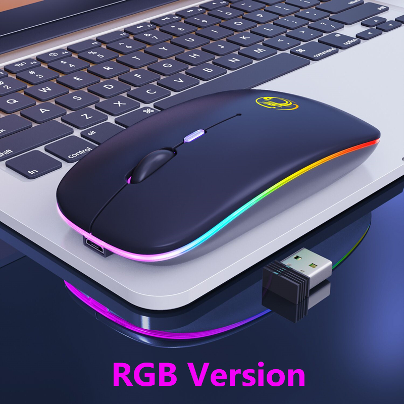 

Bluetooth Mouse RGB Wireless Mouse Gamer Computer Silent Ergonomic Mause With LED Backlit USB Dual Mode Mice For PC Laptop