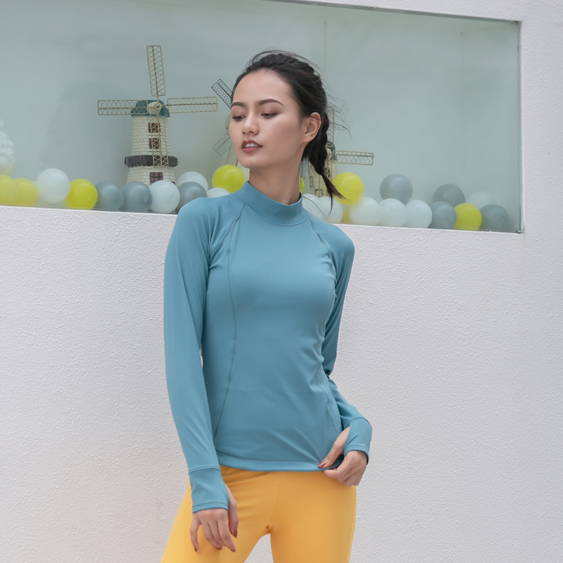 

Hollow-out Beauty Back Running Fitness Yoga Clothes Long-sleeved Top Slim T-shirt Fast-drying Air-permeable Training Dresses for, Black