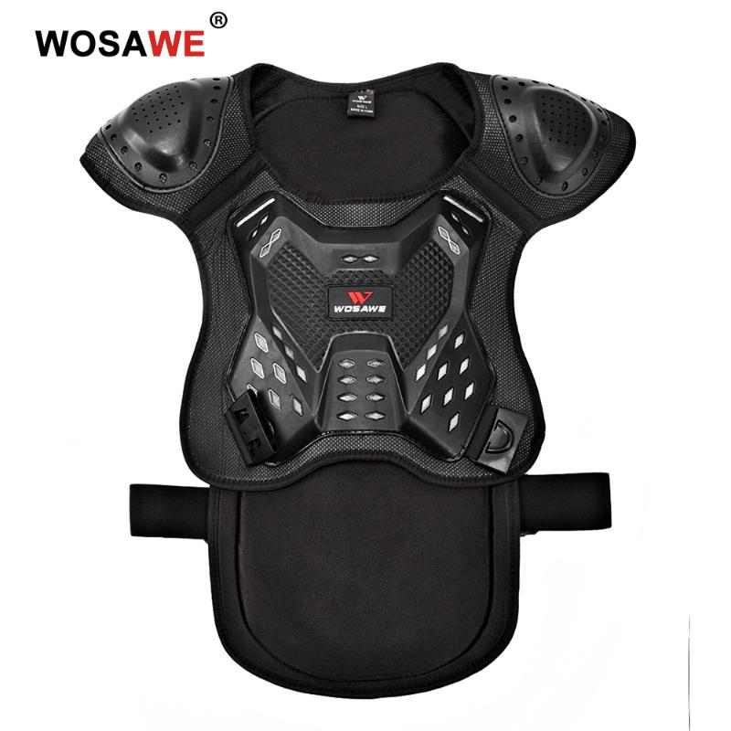

WOSAWE Motorcycle Armor Motocross Chest Back Protector Armour Vest Motorcycle Jacket Racing Protective Body Guard Support