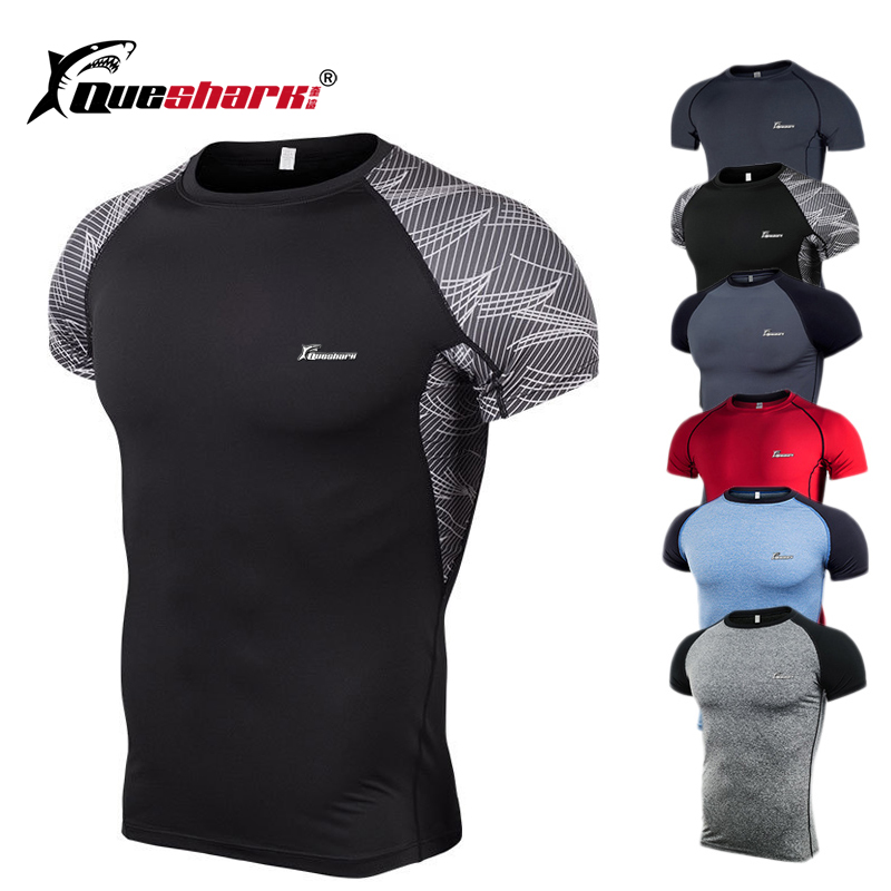 

Men's Running T-Shirts, Quick Dry Compression Sport T-Shirts, Fitness Gym Running Shirts, Soccer Shirts Men's Jersey Sportswear, 1pc random color