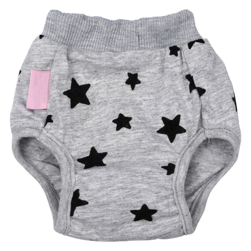 

2020 Dog Cotton Diaper Sanitary Physiological Pants Washable Female Dog Shorts Panties Menstruation Underwear Briefs -L, Gray