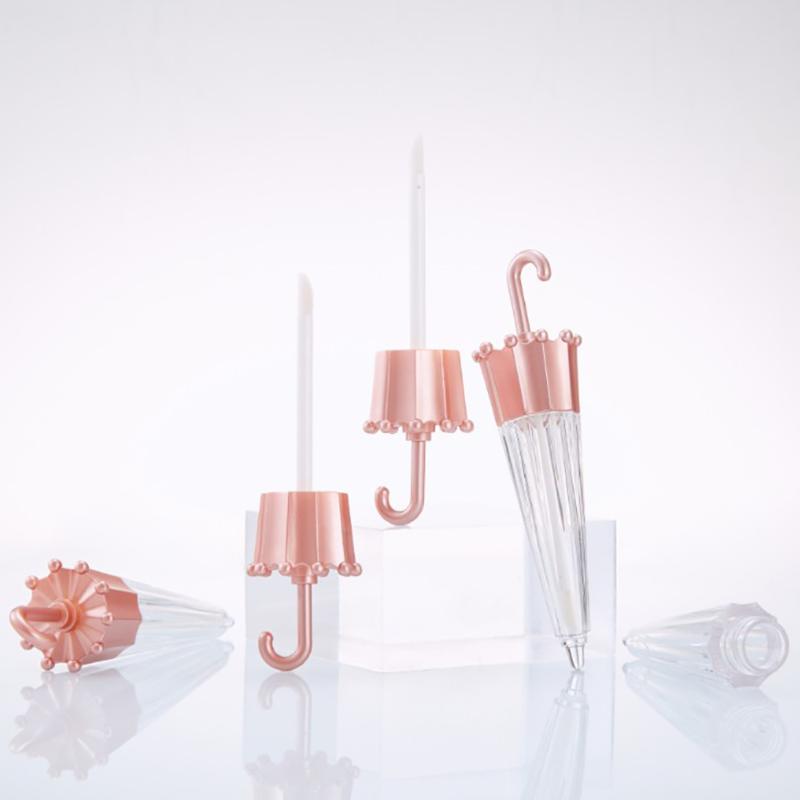 

New 1/5 pcs 5.5ml Creative Umbrella Shaped Empty Lip Gloss Tubes Lip Glaze Containers Refillable Cosmetic Bottles DIY Vials, 1 pc 4ml