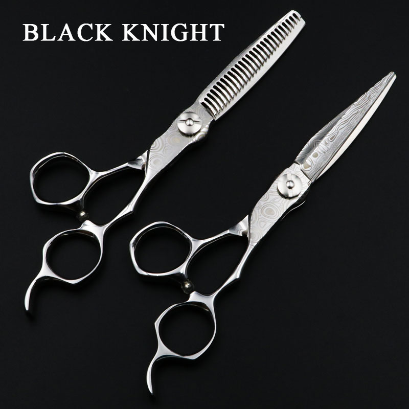

6 Inch Professional Hairdressing Scissors Hair Scissors Set Cutting and Thinning Barber Shears High Quality
