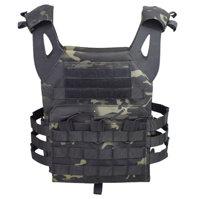 

Hunting Tactical JPC Plate Carrier Molle Vest Outdoor CS Wargame Paintball Body Armor Combat Vests Equipment, Black