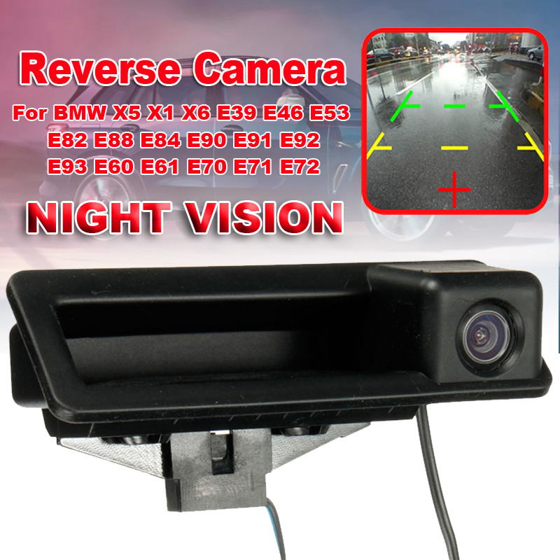 

Auto Car Rear View Camera Reverse Parking HD CCD For X5 X1 X6 E39 E46 E53 E82 E88 E84 E90 E91 E92 E93 E60 E61 E70 E71 E72