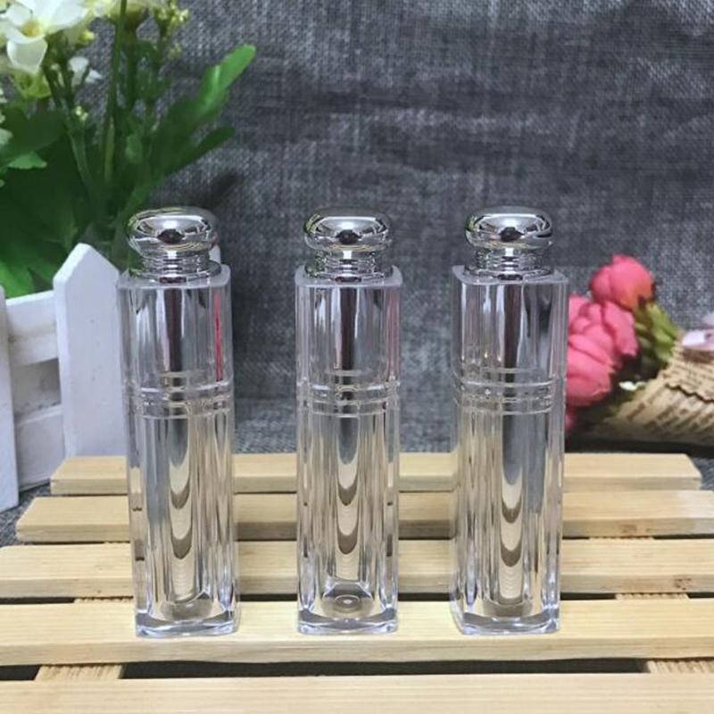

50pcs/lot DIY lipstick empty tube caliber 11.1mm oblique gold/silver supply logo screen printing