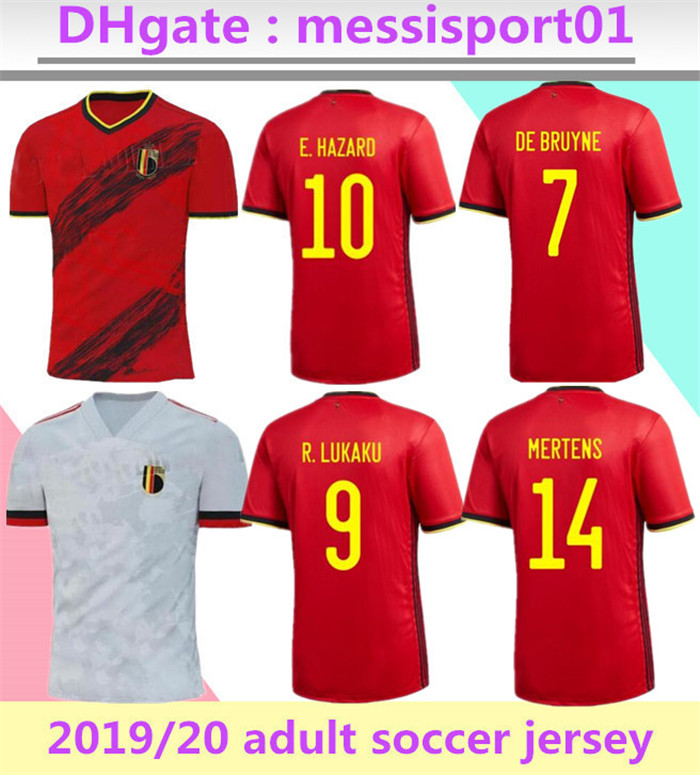 

2020/21 Belgium soccer jersey camisetas national E.HAZARD R. LUKAKU DE BRUYNE 2020 2021 maillot de foot football shirt, Black;yellow